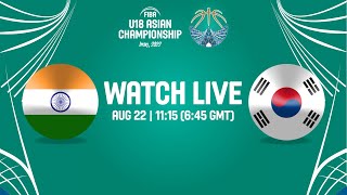 India v Korea | Full Basketball Game