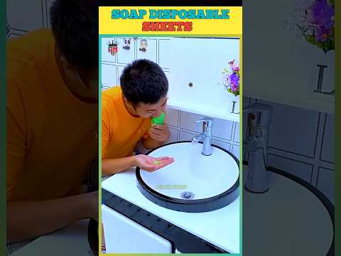 🤯😲Soap Disposable Sheets #shorts