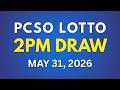 [LIVE] PCSO 2PM Lotto Result Today May 31, 2026 | Hot Numbers