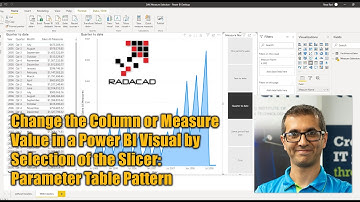 Change the Column or Measure Value in a Power BI Visual by Selection of the Slicer    Parameter Tabl