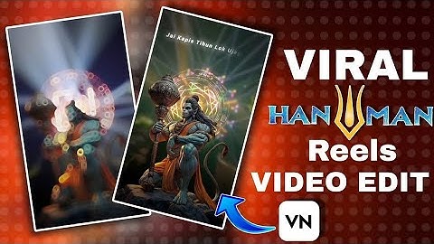 Hanuman ji video editing || viral lyrics video editing || bajarang Bali reels editing || VN video
