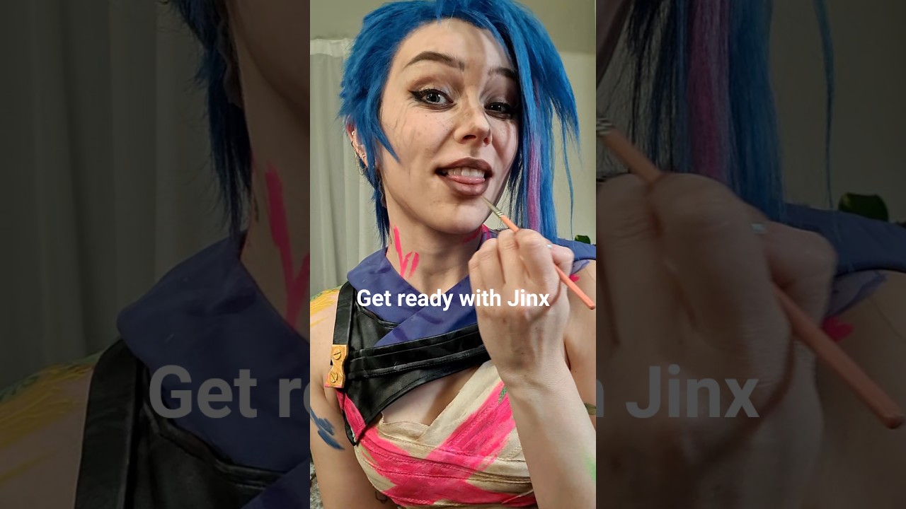 Get ready with me for Comic Con Stockholm! #cosplay #jinx #arcane #comiccon