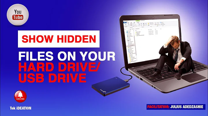 SHOW HIDDEN FILES ON YOUR EXTERNAL HARD DRIVE/USB DRIVE|STEP-BY- STEP TUTORIAL
