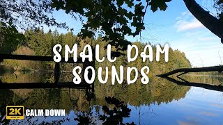 Small Dam Waterfall Sounds | Calm Down | ASMR | Nature Sounds For Better Sleep, Relaxation, Studying