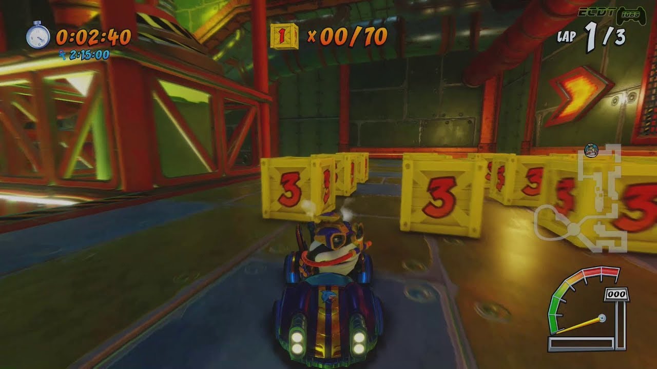 Crash Team Racing Nitro Fueled (Hard Adventure Mode) - Part 53: N. Gin Labs Relic Race