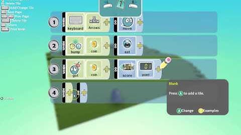 Kodu tutorials ~3 - Collecting things and scoring points