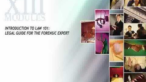 Closing for Law 101: Legal Guide for the Forensic Expert