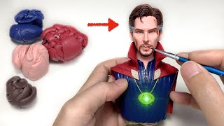 Dr. Strange (Benedict Cumberbatch) clay sculpture, the full handmade process【Clay Artisan JAY】