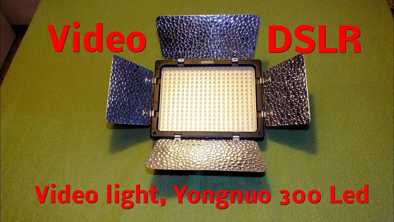 Led Videolampe  Part 2 ,Yongnuo YN 300 with 300 Led,2280 Lumen,Sony alfa 77,Tamron 18 270