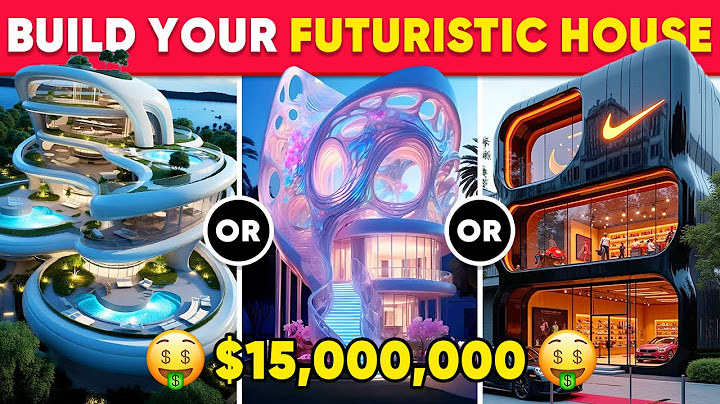 Would You Rather - Build Your Futuristic $15,000,000 House 🏡✨🚀🤖 Daily Quiz