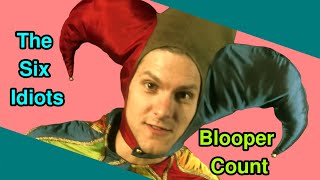 Which of The Six Idiots has caused the most bloopers? (Horrible Histories, Yonderland, BBC Ghosts)