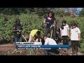 Michelle Obama Welcomes Local Kids to White House Garden