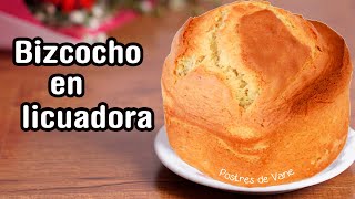 BIZCOCHO en LICUADORA receta esponjosa | Postres de Vane