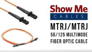 MTRJ/MTRJ 50/125 Multimode Duplex Fiber Patch Cable - OM2