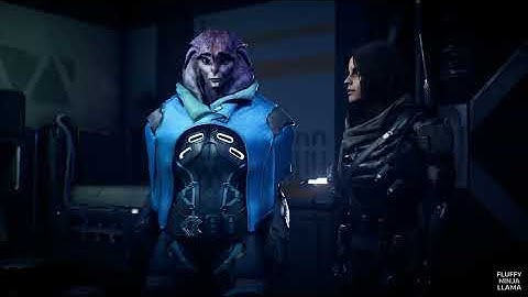 Mass Effect Andromeda - Jaal First Kiss & Meeting His Mom and Family