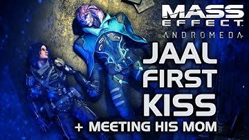 Mass Effect Andromeda - Jaal First Kiss & Meeting His Mom and Family