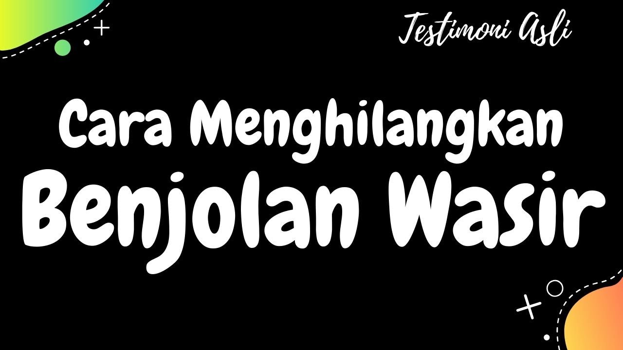 CARA MENGOBATI WASIR KELUAR DARAH 