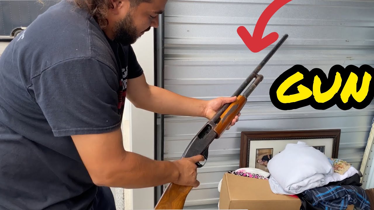 Gun FOUND in an abandoned Storage Unit ! - YouTube