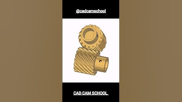 Warm Gear | Mechanical Engineering | #cadcamschool
