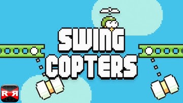 Swing Copters (By Dong Nguyen, maker of the original Flappy Bird) - iOS - HD Gameplay Trailer