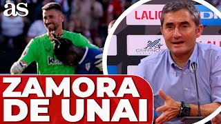 ERNESTO VALVERDE opina del PREMIO 'ZAMORA' A UNAI SIMÓN en VALLECAS