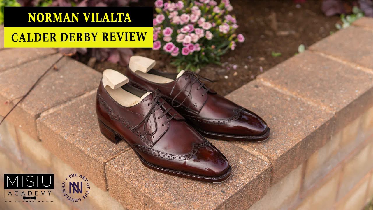 Gaspar U-Tip Derby Shoe  Norman Vilalta Bespoke Shoemakers