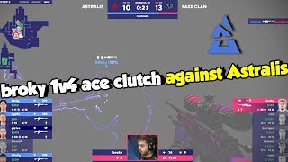 broky ridiculous 1v4 ace clutch against Astralis