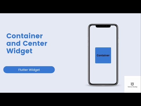 Flutter Widgets Tutorial in Hindi : What are Center Widget  and Container Widget with Examples?