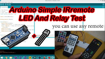 Menyalakan Lampu LED atau Relay Dengan Remote Arduino || Arduino Nano/UNO/Mega