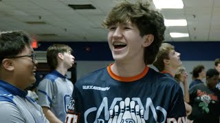 Naperville North’s Max Alexandrov bowls seven straight strikes