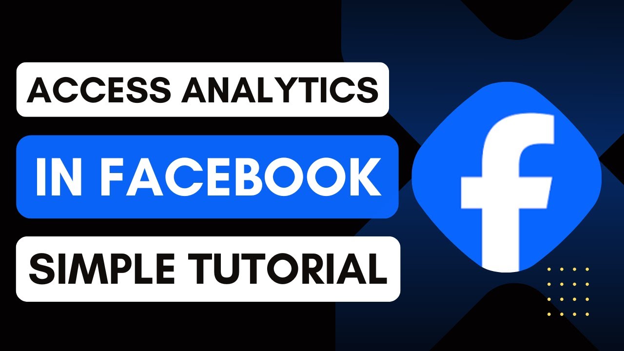 How To Access Analytics In Facebook - YouTube