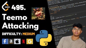 Teemo Attacking | Leet code 495 | Theory explained + Python code