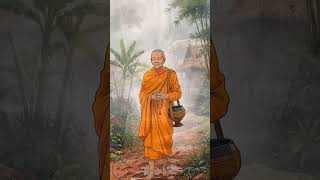Warmth from the Monk's Bowl: A Morning of Faith #ghiblistyle #anime #บ้านไม้ #cartoon