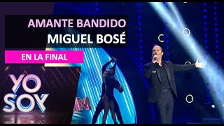 Miguel Bosé en la final de Yo Soy Chilevisión