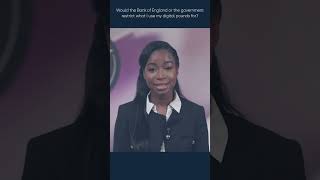 Would the Bank of England or the government restrict what I use my digital pounds for? #Shorts