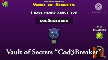 [GEOMETRY DASH] How to solve Cod3breaker in Vault of Secrets