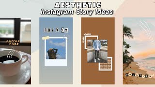 aesthetic instagram story ideas💫 | using the IG app only ☁️