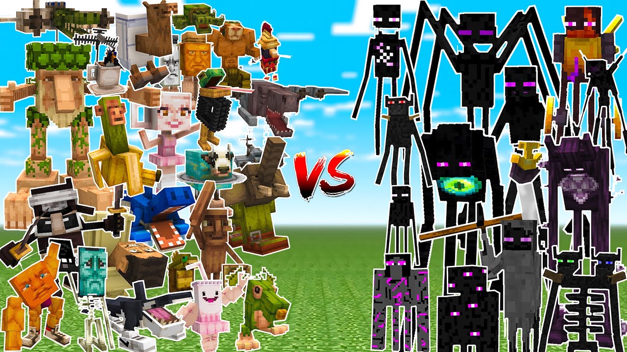 ALL ITALIAN BRAINROT vs ALL ENDERMAN!