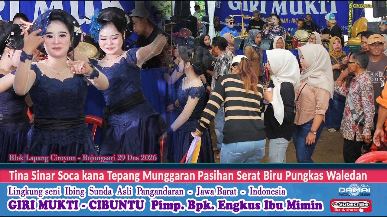 Tina Sinar Soca kana Tepang Munggaran Pasihan Serat Biru Pungkas Waledan I Seni Ronggeng Giri Mukti
