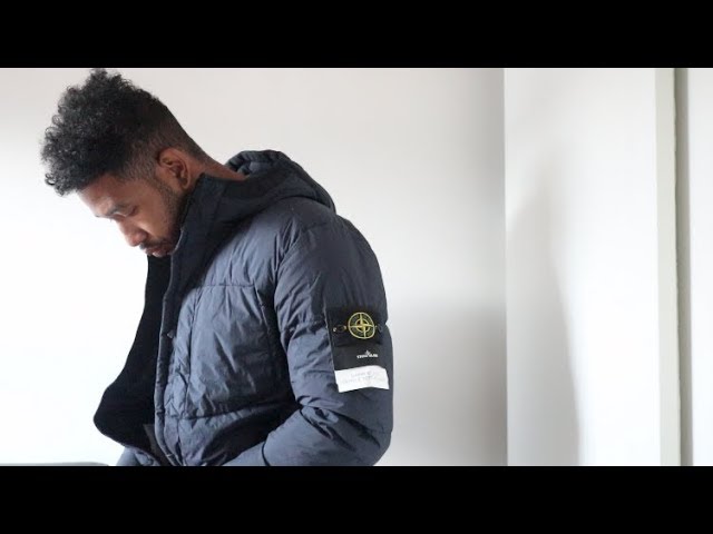 AW17 STONE ISLAND CRINKLE REPS NY DOWN JACKET FULL REVIEW - YouTube