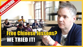 Free Chinese lessons WE TRIED IT