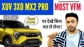 XUV 3XO MX2 PRO 2nd Base सबसे ज्यादा VFM हैं ✅ Tata Nexon Vs Xuv 3xo Vs Maruti Brezza