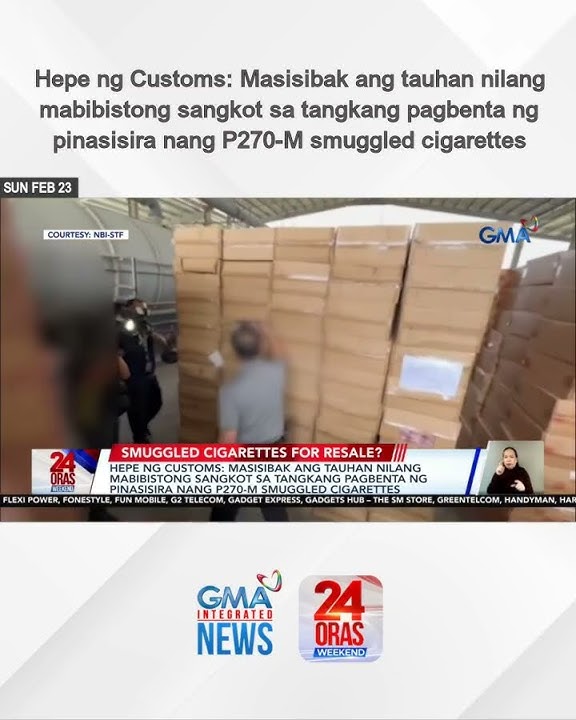 Hepe ng Customs - Masisibak ang tauhan nilang mabibistong sangkot sa tangkang... | 24 Oras Weekend
