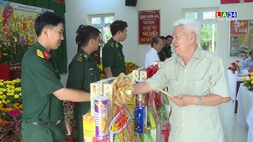 Lãnh đạo tỉnh chúc Tết các đơn vị làm nhiệm vụ trên tuyến biên giới  I LONG AN TV