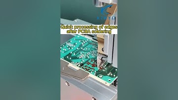 Quick processing the edges after PCBA soldering #KINYO INTELLIGENT CONTROL BOARD#