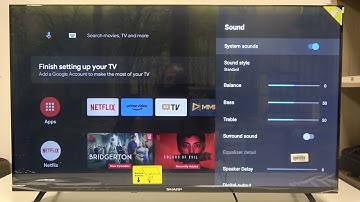 How To Enable & Disable System Sounds On Sharp 40FH7EA