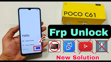 Poco C61 Frp Bypass | Setup Offline Not Showing | Poco C61 Frp Unlock Android 14 | New Trick 2024 |