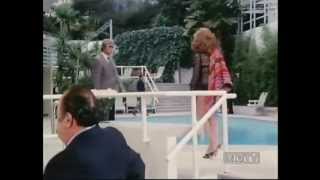 belly bump into the pool