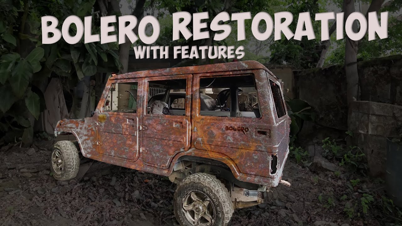 Classic car restorations : Rusted Mahindra Bolero Transformed | Sharma Garage
