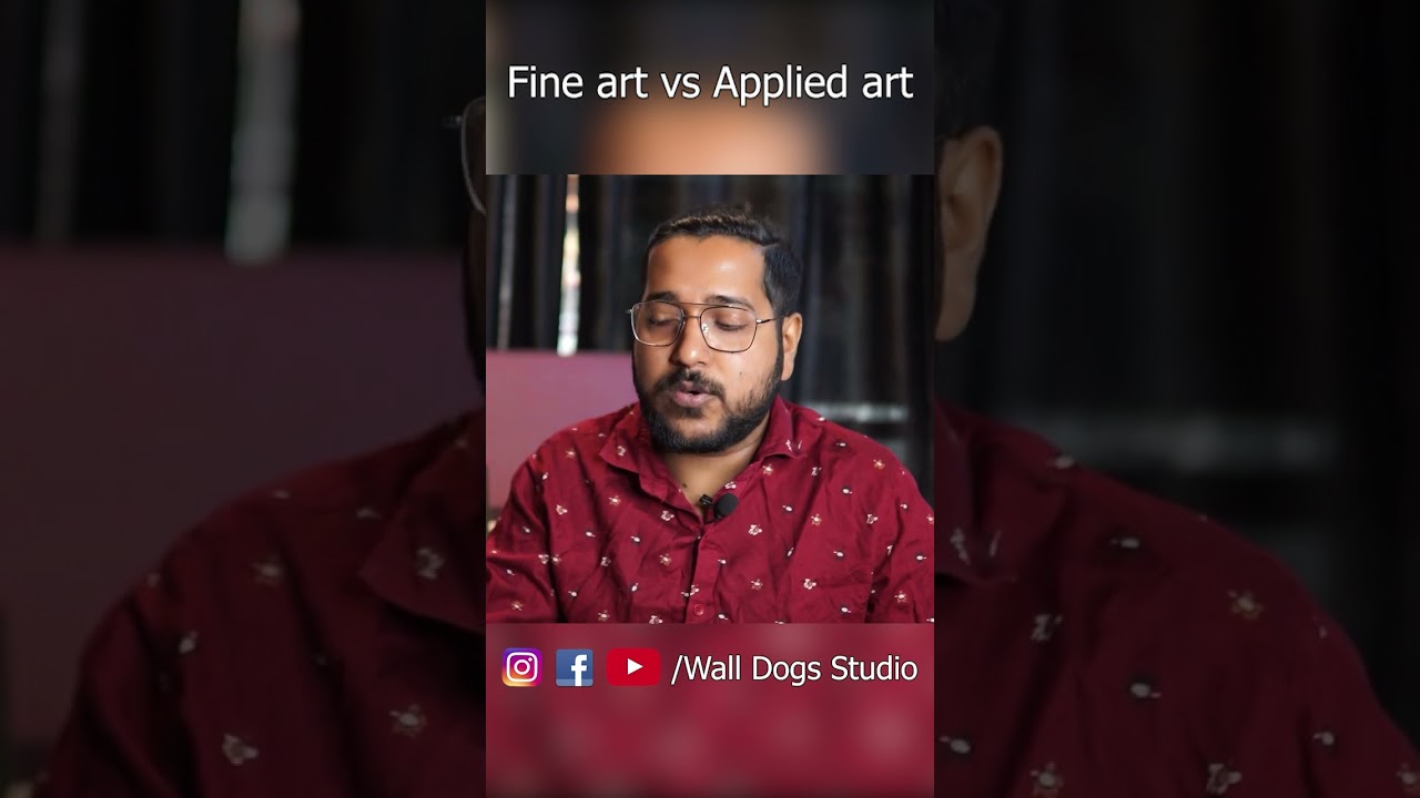 Fine Art vs Applied Art.